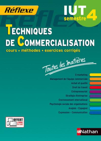 Techniques de commercialisation IUT semestre 4. Toutes les matières