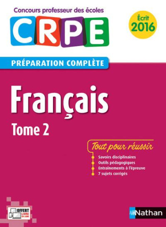 Français. Tome 2, Edition 2016
