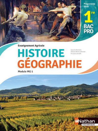 Histoire et Géographie Module MG 1 1re Bac pro enseignement agricole. Edition 2017