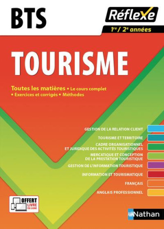 BTS Tourisme, toutes les matières. Edition 2017