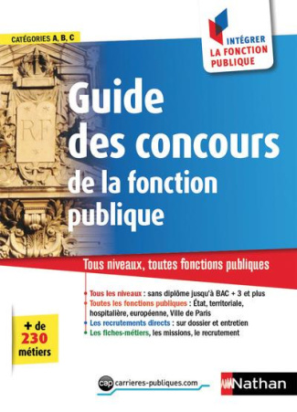 Guides des concours de la Fonction Publique. Tous niveaux, toutes fonctions publiques, Edition 2017
