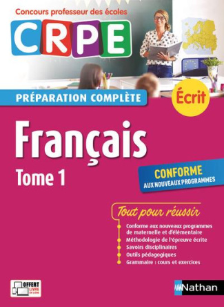 Francais écrit. Tome 1, Edition 2018