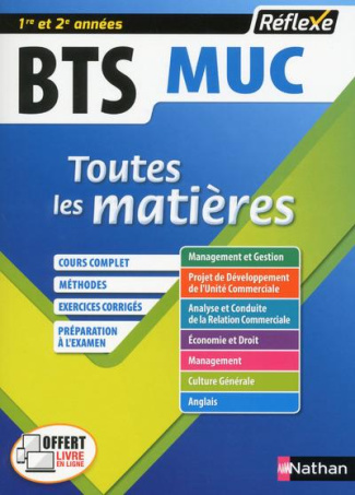 BTS Management des unités commerciales (MUC) 1re et 2e années
