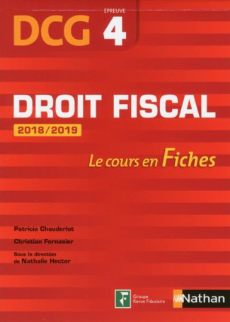 Droit fiscal DCG 4. Edition 2018-2019