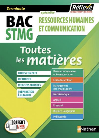 Ressources humaines et communication Tle Bac STMG. Toutes les matières, Edition 2018