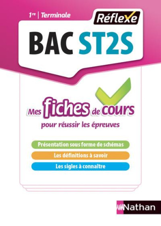 Sciences et techniques sanitaires et sociales 1re et Tle Bac ST2S. Fiches, Edition 2018