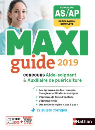 Maxi guide concours AS/AP. Edition 2019