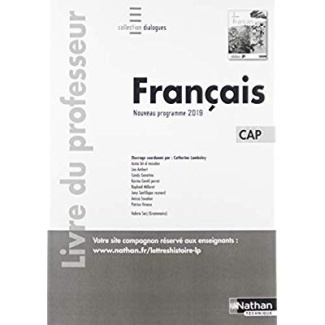 Français CAP Dialogues. Livre du professeur, Edition 2019