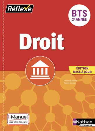 Droit BTS 2e année. Livre   licence élève en ligne, Edition 2019