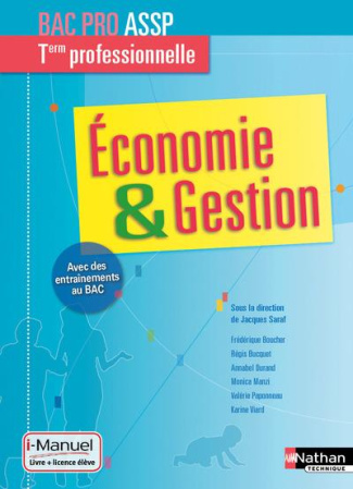 Economie & Gestion Tle Bac Pro ASSP. Edition 2019