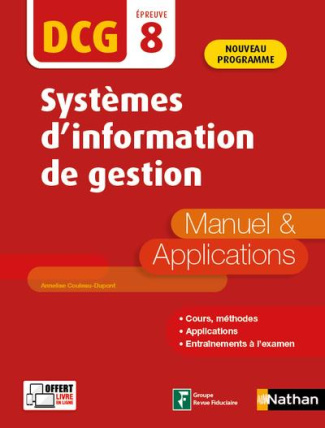Systèmes d'information de gestion DCG 8. Manuel & applications, Edition 2020