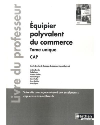 Equipier polyvalent du commerce CAP. Tome unique. Livre du professeur, Edition 2020