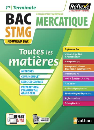 Toutes les matières 1re Tle BAC STMG enseignement spécifique Mercatique. Edition 2020