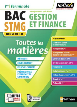 Gestion et Finance 1re/Tle STMG. Toutes les matières, Edition 2020