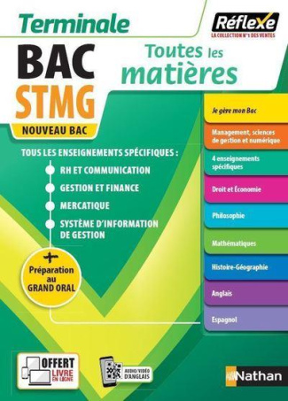 Toutes les matières Tle Bac STMG. Edition 2021