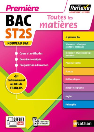 Toutes les matières Bac ST2S 1re. Edition 2022