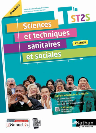 Sciences et techniques sanitaires et sociales Tle ST2S. Edition 2022