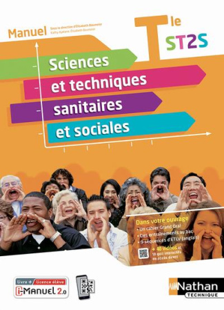 Sciences et techniques sanitaires et sociales Manuel Tle ST2S. Manuel, livre   licence élève, Editio