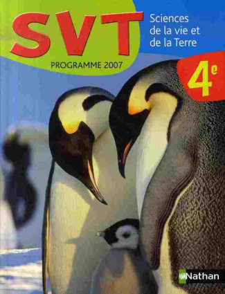 Sciences de la Vie et de la Terre 4e. Programme 2007