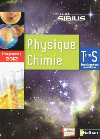 Sirius Physique Chimie Tle S. Edition 2012