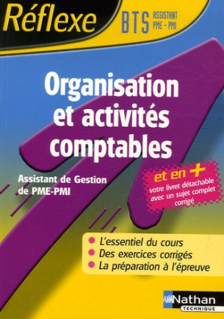 Organisation et activités comptables BTS Assistant de Gestion PME-PMI