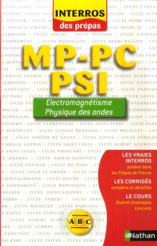 Electromagnétisme et physique des ondes MPSI PCSI
