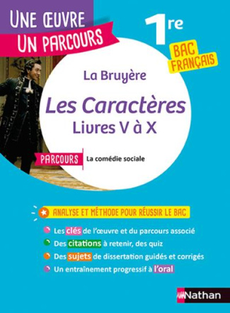 Les Caractères. Parcours "La comédie sociale" bac français 1re