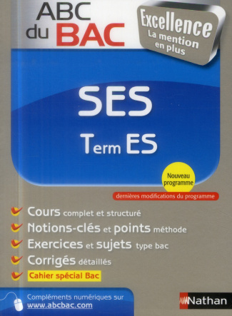 Sciences économiques et sociales Tle ES