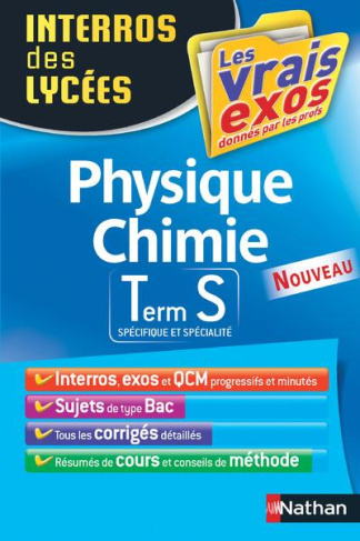 Physique chimie Tle S spécifique et spécialité