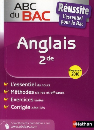 Anglais 2e. Programme 2010