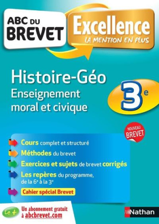 Histoire-géographie Enseignement moral et civique 3e