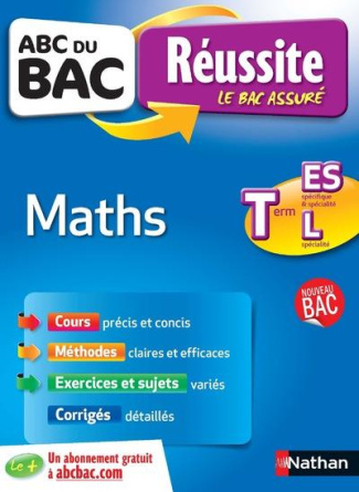 Mathématiques Tles ES spécifique et spécialité, L spécialité