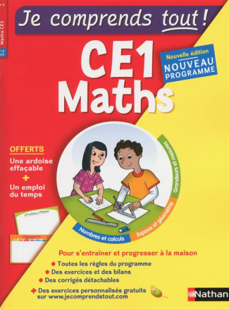 Maths CE1 Je comprends tout !