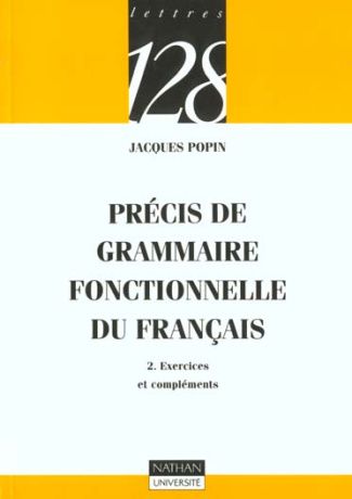 PRECIS DE GRAMMAIRE FONCTIONNELLE DU FRANCAIS
