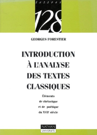 INTRODUCTION A L'ANALYSE DES TEXTES CLASSIQUES