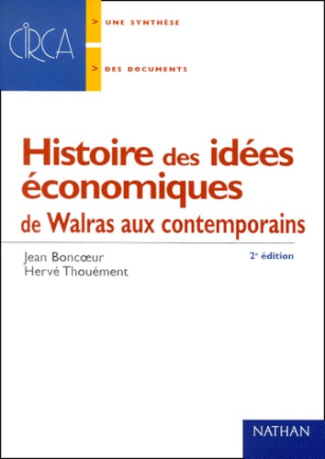 HISTOIRE DES IDEES ECONOMIQUES