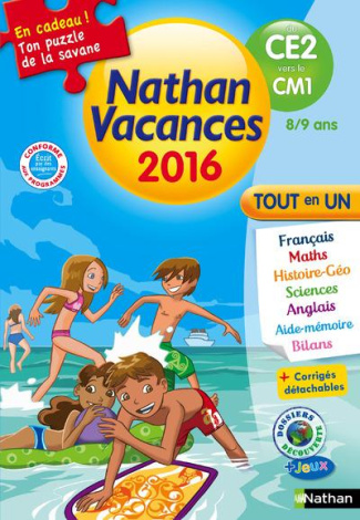 Nathan vacances du CE2 au CM1. Edition 2016