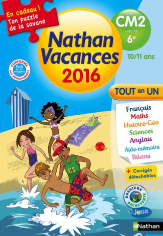 Nathan vacances du CM2 vers la 6e 10/11 ans