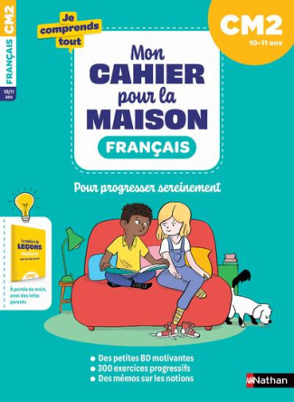 Français CM2. Mon cahier pour la maison, Edition 2022