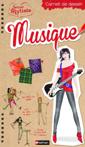 Carnet de dessin Musique