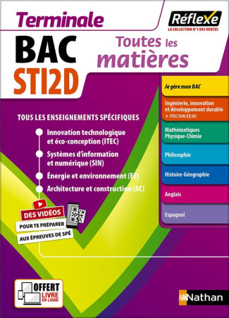 Toutes les matières STI2D Terminale. Edition 2023