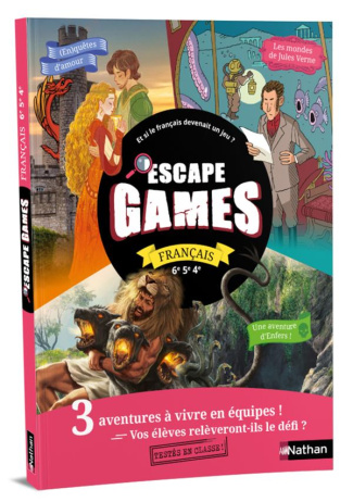 Français 6e 5e 4e Escape Games. Edition 2023