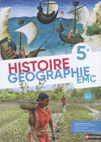 Histoire Géographie EMC 5e. Edition 2024