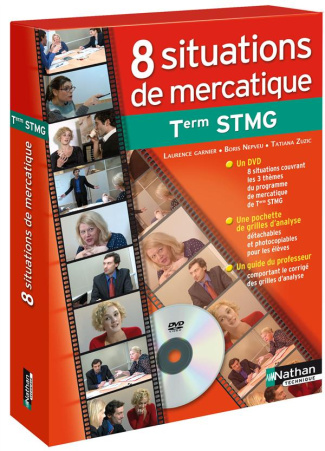 8 SITUATIONS DE MERCATIQUE - COFFRET VIDEO TLE STMG COFFRET PEDAGOGIQUE