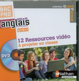 ANGLAIS BAC PRO - NIVEAU A2>B1  GRAND FORMAT VIDEO