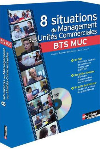 Coffret 8 situations de Management des Unités Commerciales BTS MUC Coffret pédagogique