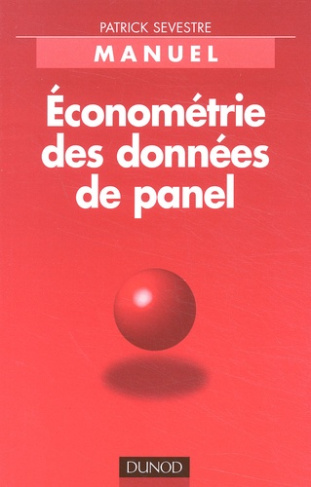 Econométrie des données de panel. Manuel