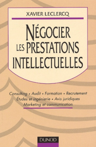 Négocier les prestations intellectuelles