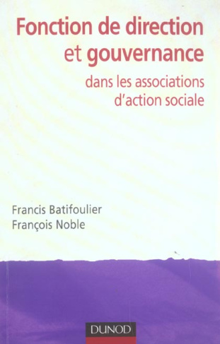 Fonction de direction et gouvernance dans les associations d'action sociale