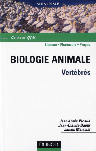 Biologie animale. Vertébrés